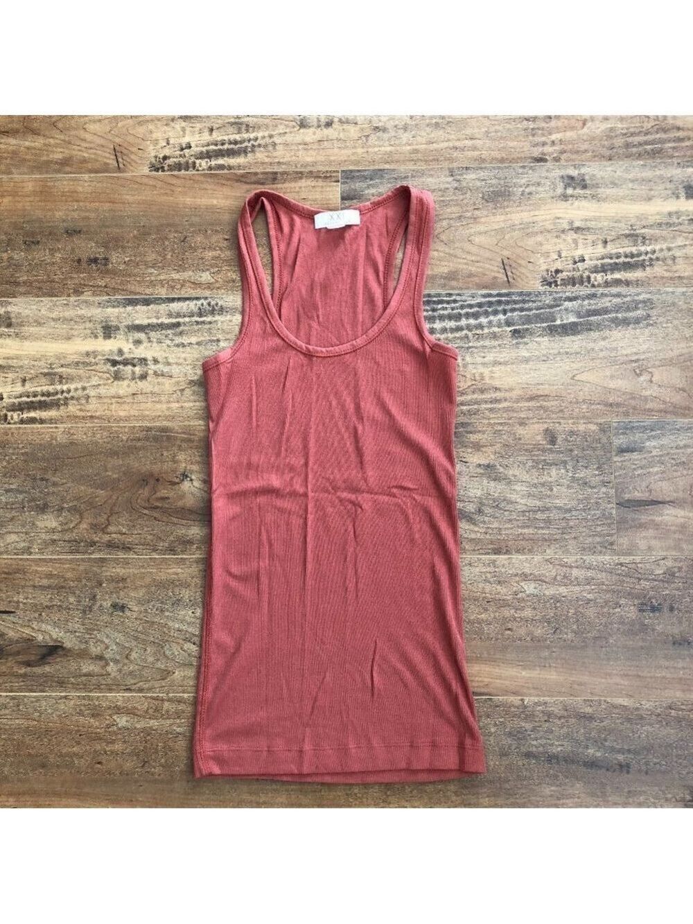 FOREVER 21 Burnt Orange Tank Top